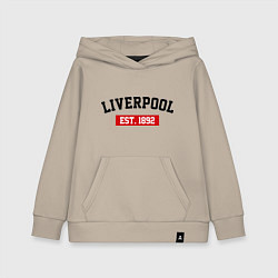 Детская толстовка-худи FC Liverpool Est. 1892