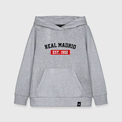 Детская толстовка-худи FC Real Madrid Est. 1902