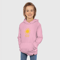Толстовка детская хлопковая Praise The Sun, цвет: светло-розовый — фото 2