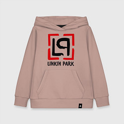 Толстовка детская хлопковая Linkin park, цвет: пыльно-розовый