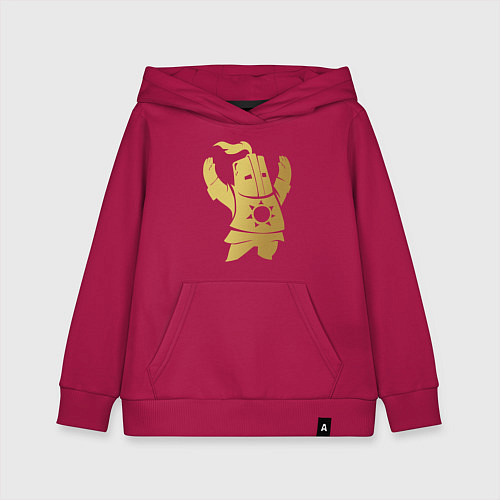 Детская толстовка-худи Praise the Sun! / Маджента – фото 1