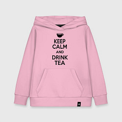 Детская толстовка-худи Keep Calm & Drink Tea