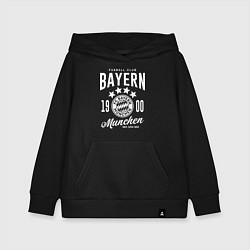 Толстовка детская хлопковая Bayern Munchen 1900, цвет: черный