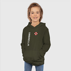 Толстовка детская хлопковая UMBRELLA CORP, цвет: хаки — фото 2