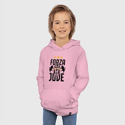 Толстовка детская хлопковая Forza Juve, цвет: светло-розовый — фото 2