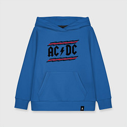 Толстовка детская хлопковая AC/DC Voltage, цвет: синий