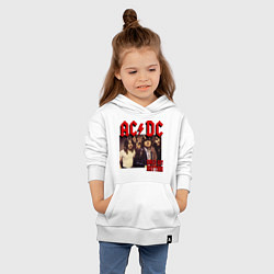 Толстовка детская хлопковая Girls got the rhythm, цвет: белый — фото 2