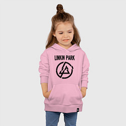 Толстовка детская хлопковая Linkin Park, цвет: светло-розовый — фото 2