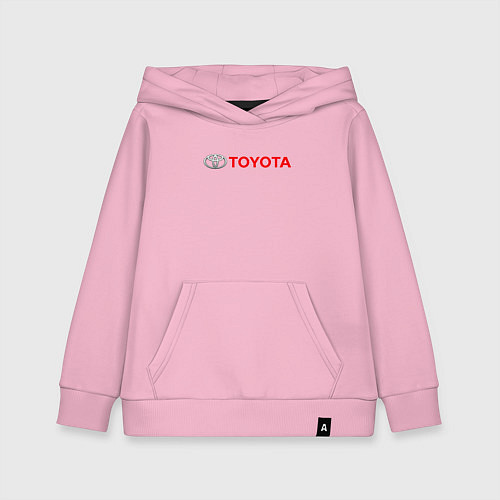 Детская толстовка-худи TOYOTA / Светло-розовый – фото 1