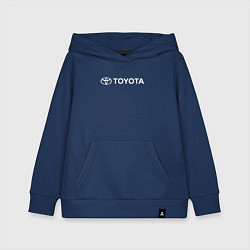 Толстовка детская хлопковая TOYOTA, цвет: тёмно-синий