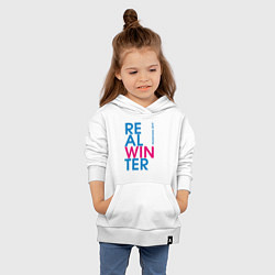 Толстовка детская хлопковая Real Winer 2019, цвет: белый — фото 2