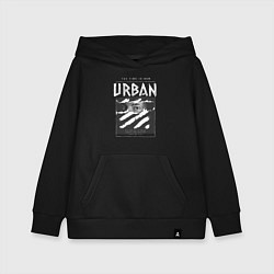 Детская толстовка-худи Black urban style