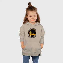 Толстовка детская хлопковая GOLDEN STATE WARRIORS, цвет: миндальный — фото 2