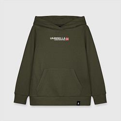 Толстовка детская хлопковая UMBRELLA CORP, цвет: хаки