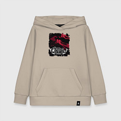 Толстовка детская хлопковая The poison, цвет: миндальный