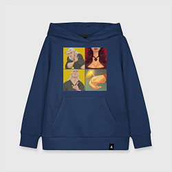 Толстовка детская хлопковая Выбор Ведьмака, цвет: тёмно-синий