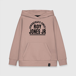 Толстовка детская хлопковая Roy Jones Jr, цвет: пыльно-розовый