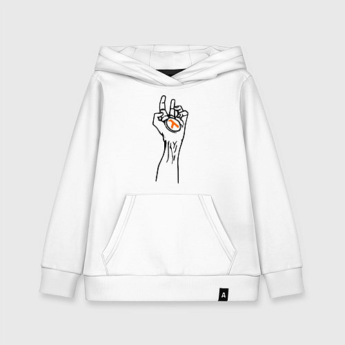 Детская толстовка-худи Half life forever / Белый – фото 1