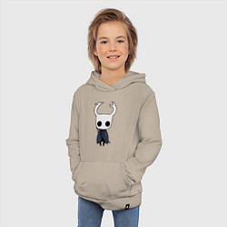 Толстовка детская хлопковая Рыцарь Hollow Knight, цвет: миндальный — фото 2