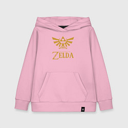 Толстовка детская хлопковая THE LEGEND OF ZELDA, цвет: светло-розовый