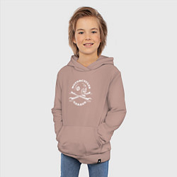 Толстовка детская хлопковая Garage, цвет: пыльно-розовый — фото 2