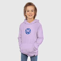 Толстовка детская хлопковая Volkswagen, цвет: лаванда — фото 2