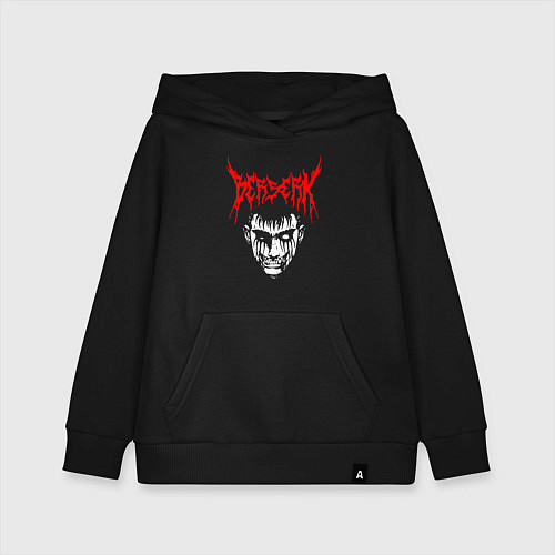 Детская толстовка-худи BERSERK / Черный – фото 1