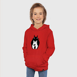 Толстовка детская хлопковая Тоторо, цвет: красный — фото 2