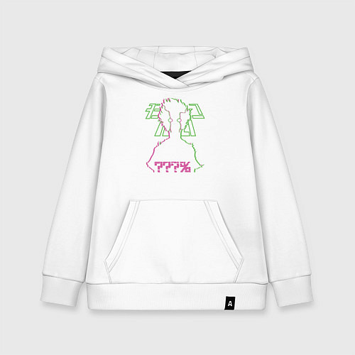 Детская толстовка-худи Mob Psycho 100% / Белый – фото 1