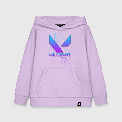 Толстовка детская хлопковая VALORANT, цвет: лаванда
