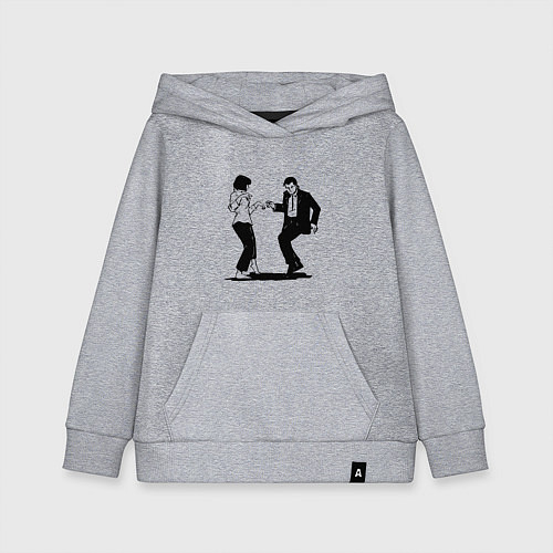 Детская толстовка-худи Грязные танцы Z / Меланж – фото 1