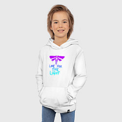 Толстовка детская хлопковая ЦИКАДЫ LOOK FOR THE LIGHT, цвет: белый — фото 2