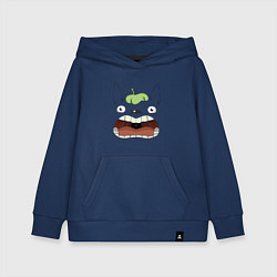 Толстовка детская хлопковая Scream Totoro, цвет: тёмно-синий