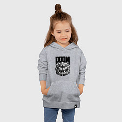 Толстовка детская хлопковая КАКОДЕМОН DOOM Z, цвет: меланж — фото 2