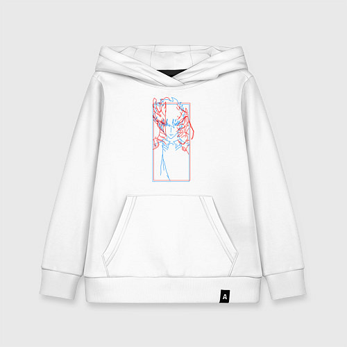 Детская толстовка-худи Поднятие уровня в одиночку / Белый – фото 1