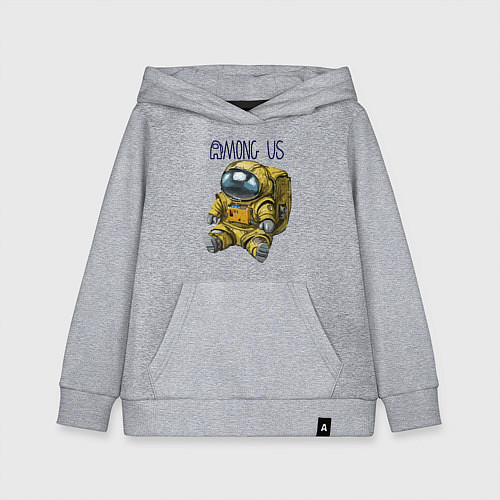 Детская толстовка-худи Among Us / Меланж – фото 1