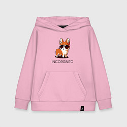 Толстовка детская хлопковая ИНКОРГНИТО, цвет: светло-розовый