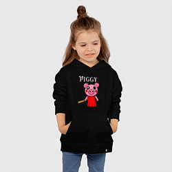 Толстовка детская хлопковая ROBLOX PIGGY, цвет: черный — фото 2