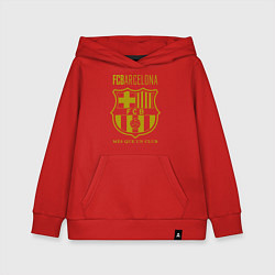 Толстовка детская хлопковая Barcelona FC, цвет: красный