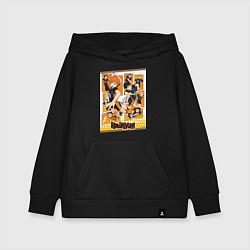 Толстовка детская хлопковая Haikyuu Haikyu Haikuu, цвет: черный