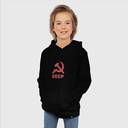Толстовка детская хлопковая СССР, цвет: черный — фото 2