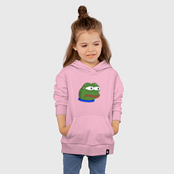 Толстовка детская хлопковая Pepe MonkaS, цвет: светло-розовый — фото 2