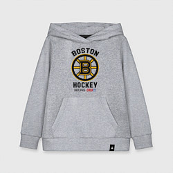 Толстовка детская хлопковая BOSTON BRUINS NHL, цвет: меланж