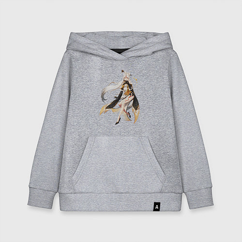 Детская толстовка-худи Нин Гуан / Меланж – фото 1