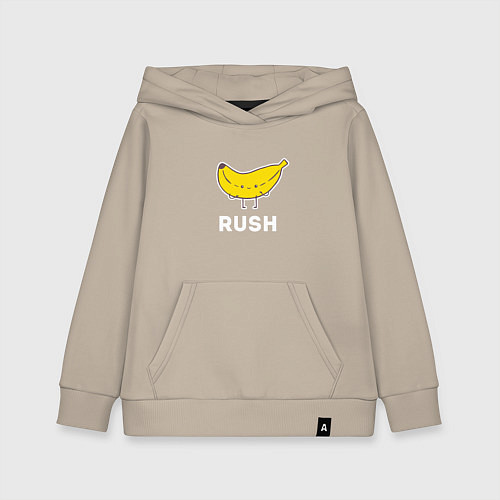 Детская толстовка-худи RUSH BANANA / Миндальный – фото 1