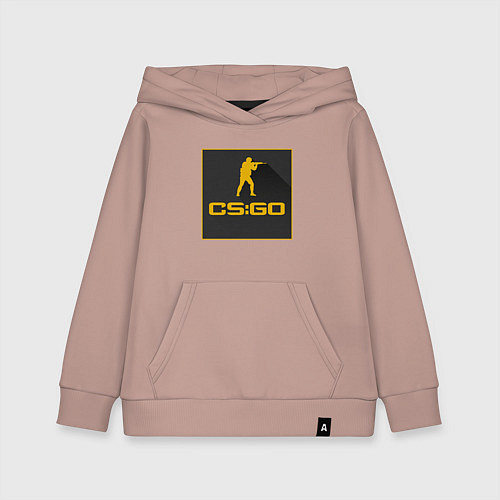 Детская толстовка-худи CS GO Z / Пыльно-розовый – фото 1