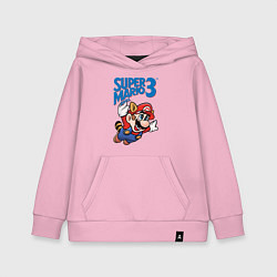 Толстовка детская хлопковая Mario 3, цвет: светло-розовый