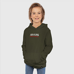 Толстовка детская хлопковая MARS - Perseverance, цвет: хаки — фото 2