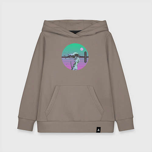 Детская толстовка-худи Аниме самурай / Утренний латте – фото 1