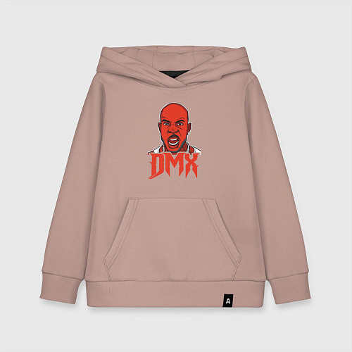 Детская толстовка-худи DMX Red / Пыльно-розовый – фото 1